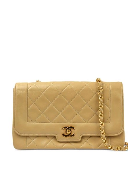 HOT SALE bag Women CHANEL Border 1990 medium Flap shoulder 0414